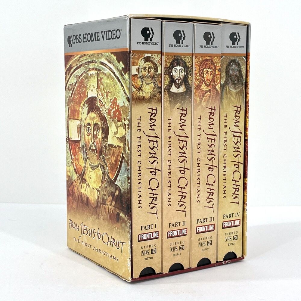 PBS From Jesus To Christ the First Christians Vintage VHS Boxed Set x4